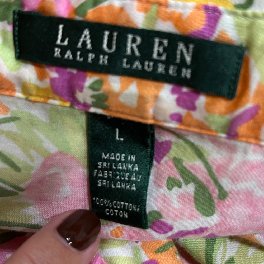 Ralph Lauren Multicolor Floral Shirt - Picture 3 of 3
